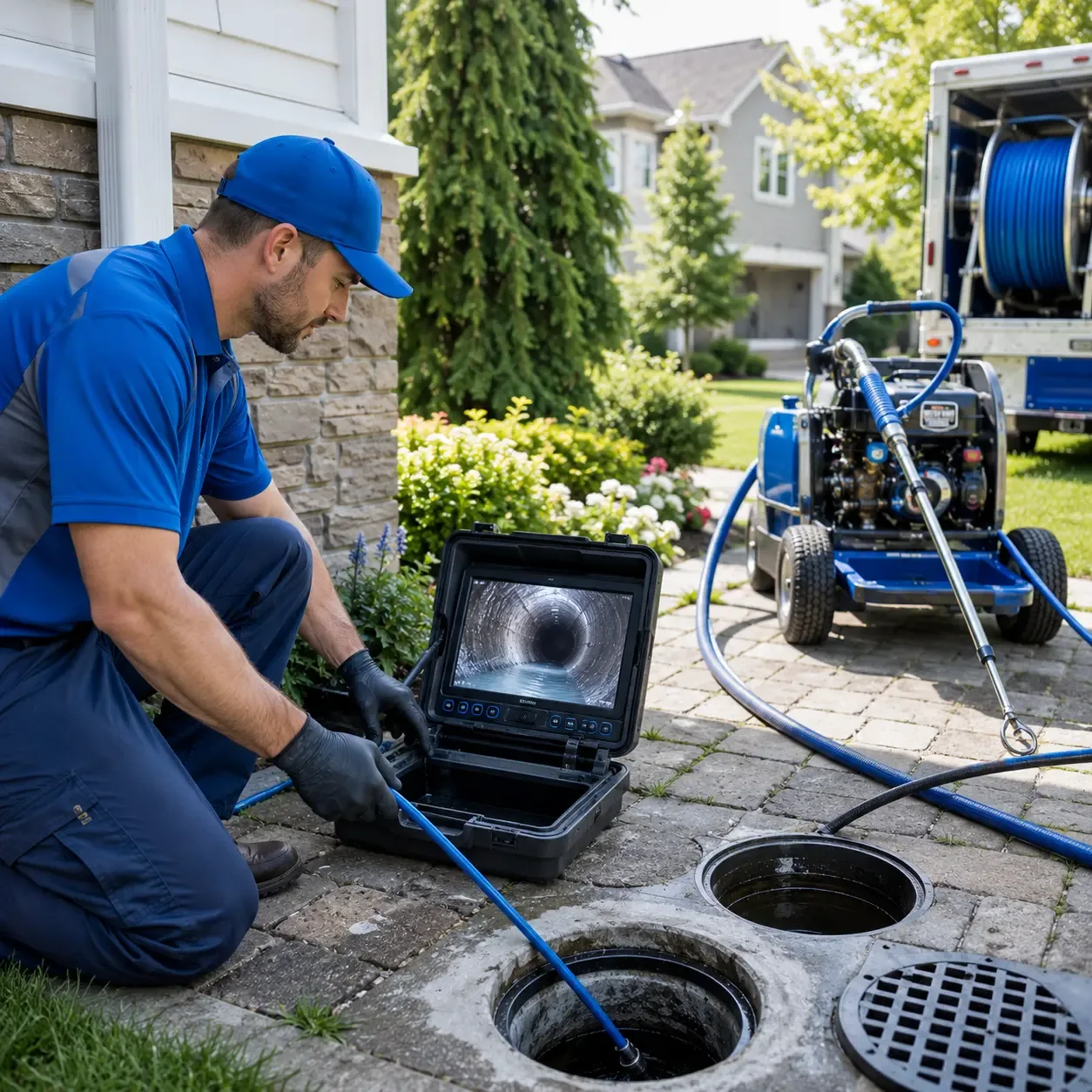 Outdoor drain cleaning professionals serving Atlantic Mine, MI